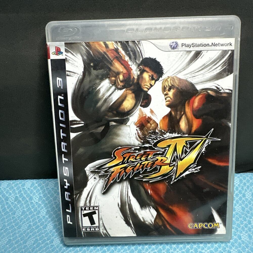 Street Fighter IV 4 Sony PlayStation 3 Complete With Case And Manual 2009 CIB
